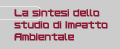 La sintesi dello studio di Impatto Ambientale